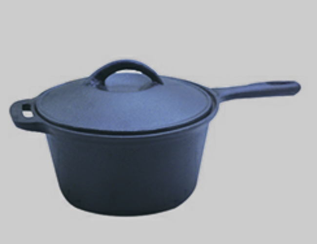 Oil pre-seasoned casting iron pot  