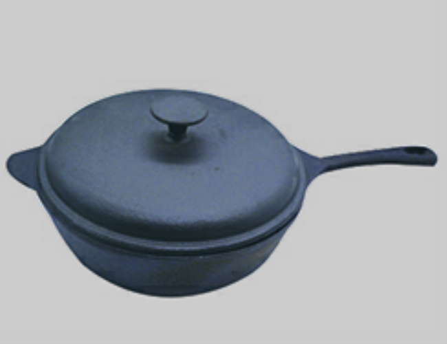 Oil pre-seasoned casting iron pot 