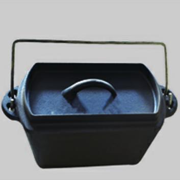 Oil pre-seasoned casting iron pot     