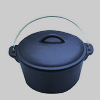 Oil pre-seasoned casting iron pot      