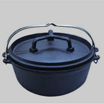 Oil pre-seasoned casting iron pot       - 副本