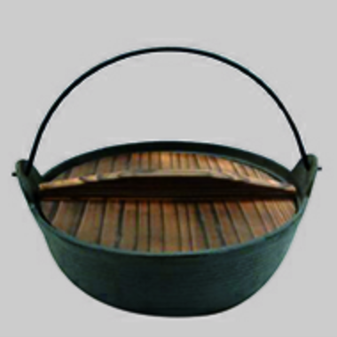 Oil pre-seasoned casting iron pot      
