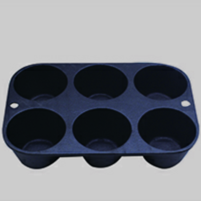 Oil pre-seasoned casting iron frying pan