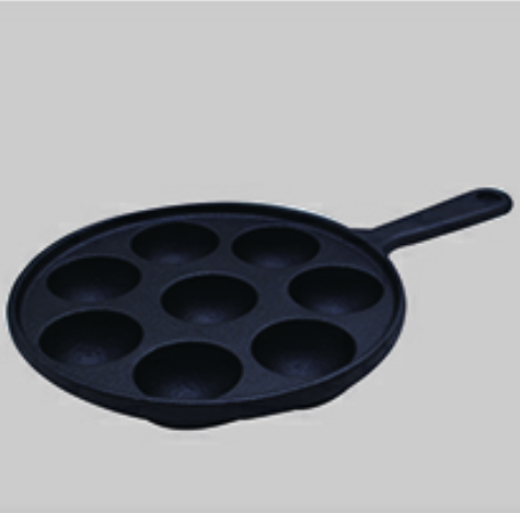 Oil pre-seasoned casting iron frying pan 
