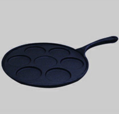 Oil pre-seasoned casting iron frying pan