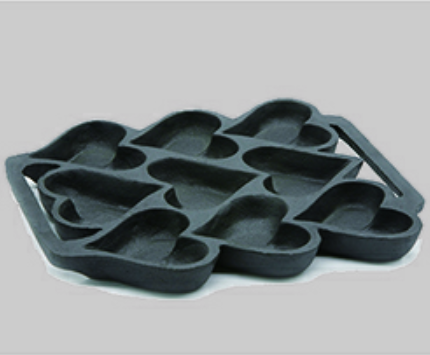 Oil pre-seasoned casting iron frying pan  