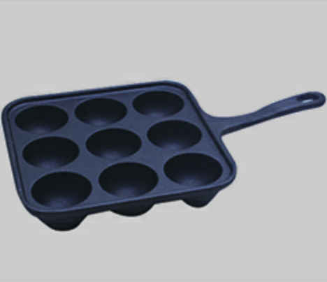Oil pre-seasoned casting iron frying pan   