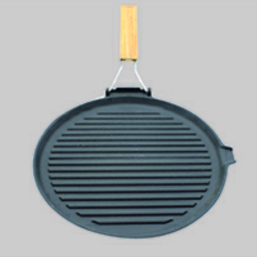Oil pre-seasoned casting iron frying pan    