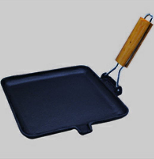 Oil pre-seasoned casting iron frying pan    