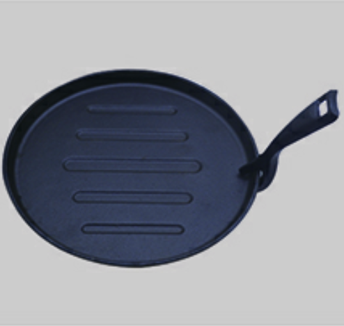 Oil pre-seasoned casting iron frying pan   