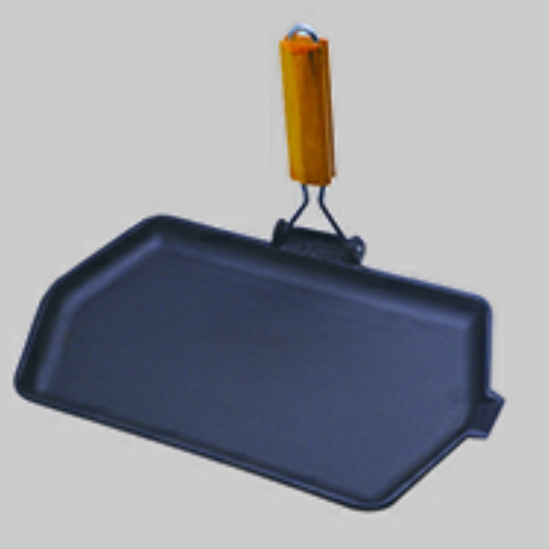 Oil pre-seasoned casting iron frying pan   