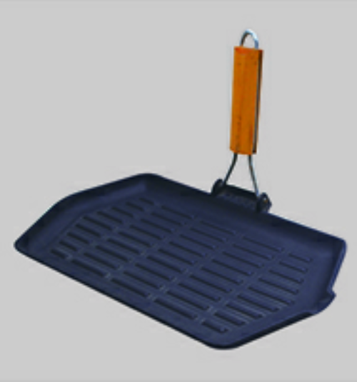 Oil pre-seasoned casting iron frying pan    