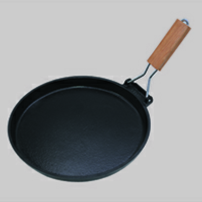 Oil pre-seasoned casting iron frying pan   
