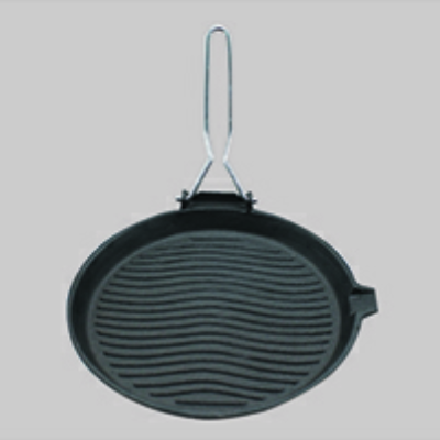 Oil pre-seasoned casting iron frying pan   