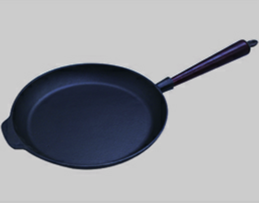 Oil pre-seasoned casting iron frying pan  