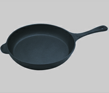 Oil pre-seasoned casting iron frying pan   