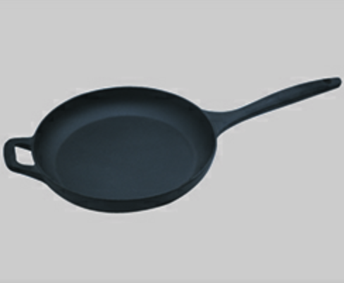 Oil pre-seasoned casting iron frying pan  