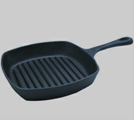 Oil pre-seasoned casting iron frying pan 