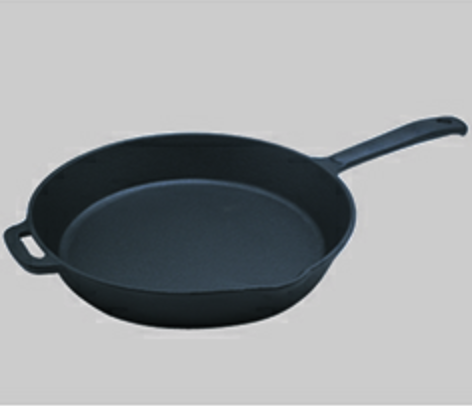 Oil pre-seasoned casting iron frying pan 