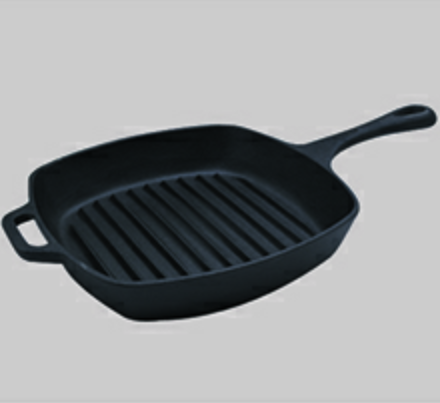 Oil pre-seasoned casting iron frying pan 