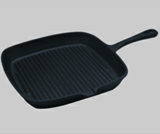 Oil pre-seasoned casting iron frying pan 