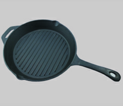 Oil pre-seasoned casting iron frying pan 