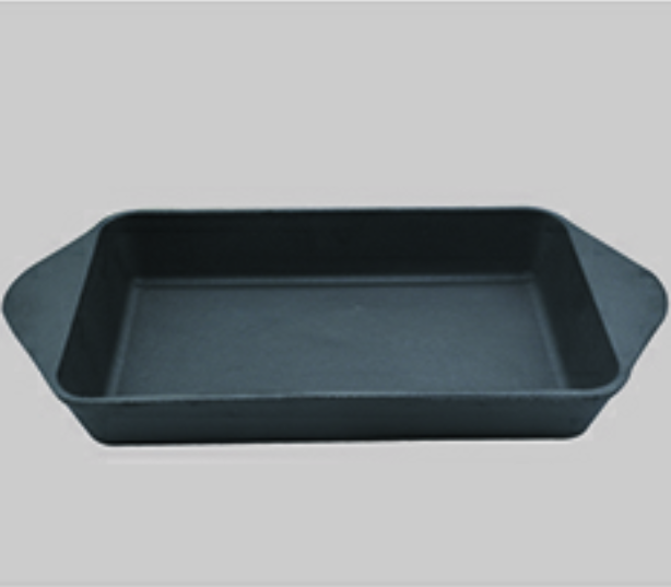 Oil pre-seasoned casting iron frying pan  