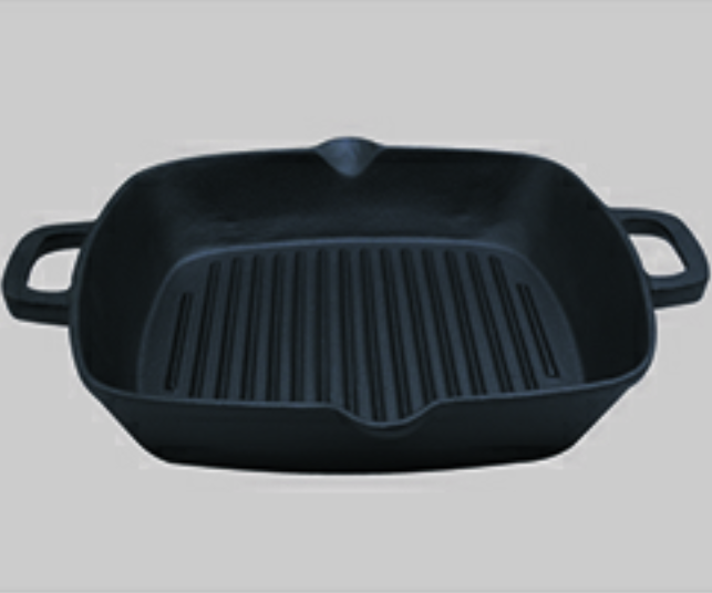 Oil pre-seasoned casting iron frying pan   