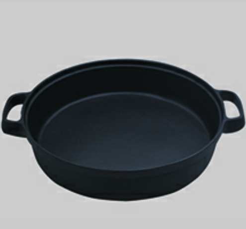 Oil pre-seasoned casting iron frying pan 