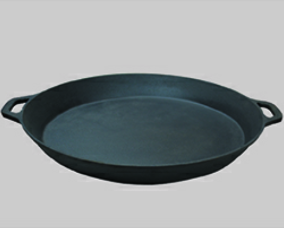 Oil pre-seasoned casting iron frying pan  