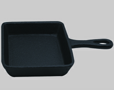 Oil pre-seasoned casting iron frying pan 