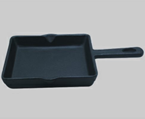 Oil pre-seasoned casting iron frying pan   