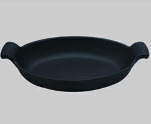 Oil pre-seasoned casting iron frying pan   