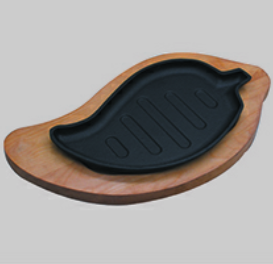 Oil pre-seasoned casting iron frying pan    