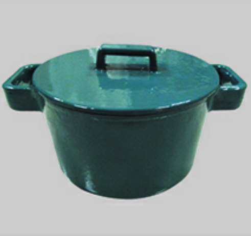 Enamel coating casting iron pot   