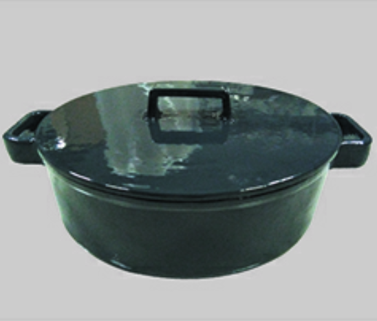 Enamel coating casting iron pot   