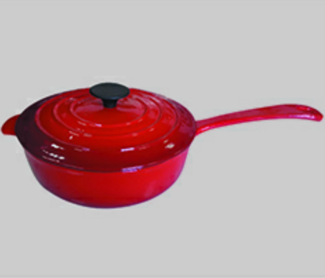 Enamel coating casting iron pot   