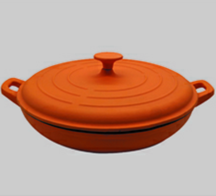 Enamel coating casting iron pot    