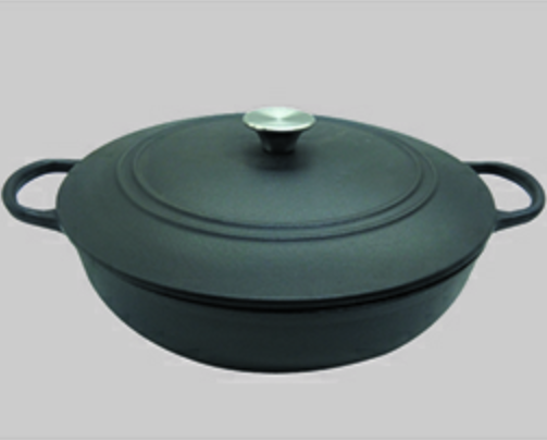 Enamel coating casting iron pot     