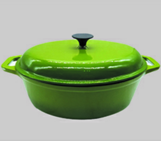 Enamel coating casting iron pot  
