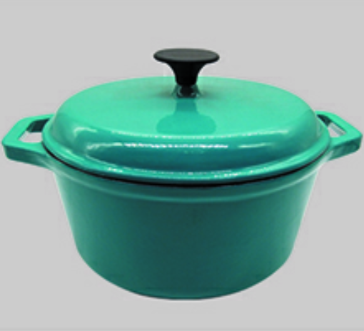 Enamel coating casting iron pot