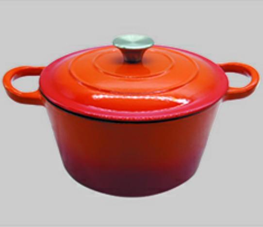 Enamel coating casting iron pot  