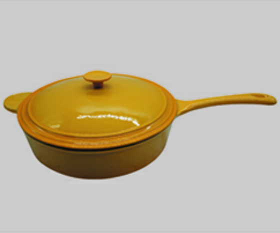 Enamel coating casting iron pot 