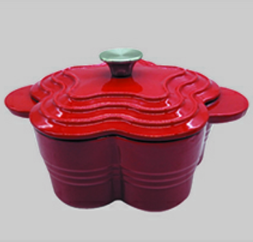 Enamel coating casting iron pot   