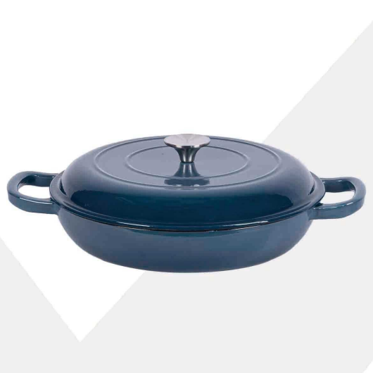 Non-stick coating casting iron frying pan