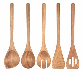 Wood kitchen utensils 