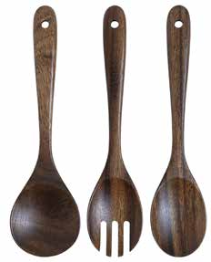 Wood kitchen utensils