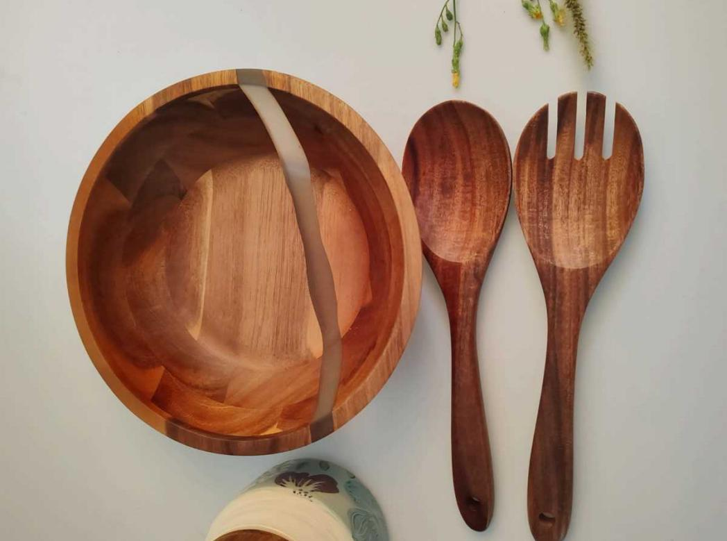 Wood kitchen utensils  
