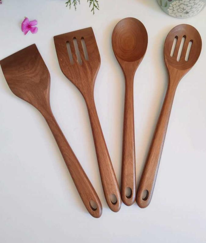 Wood kitchen utensils  