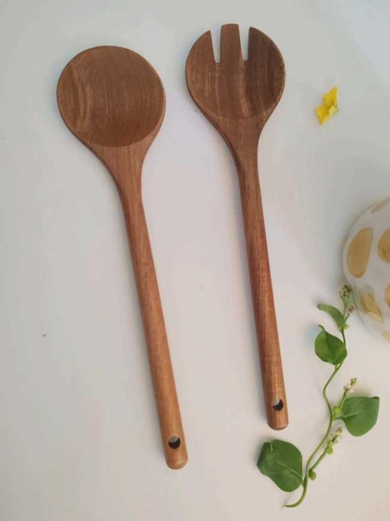Wood kitchen utensils